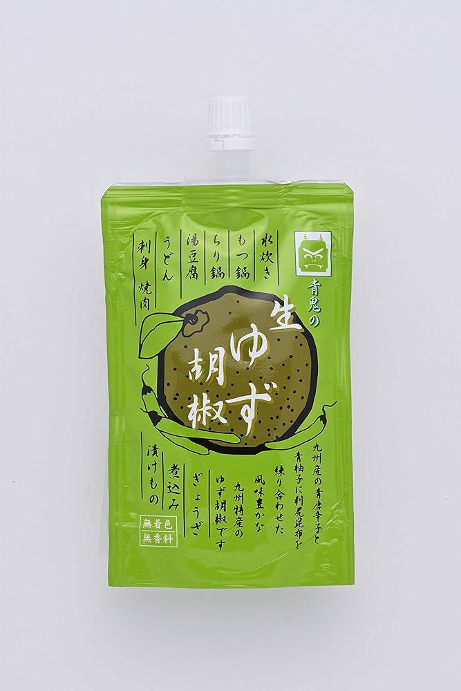 Amazon | 青鬼の生ゆず胡椒 110g | 山口食品工業 | 柚子コショウ